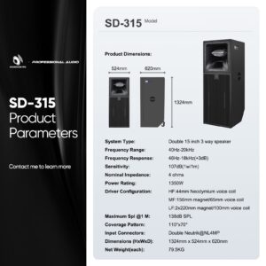 SD-315 SPEAKER